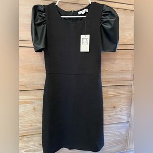 NWT THML faux leather dress. Small.